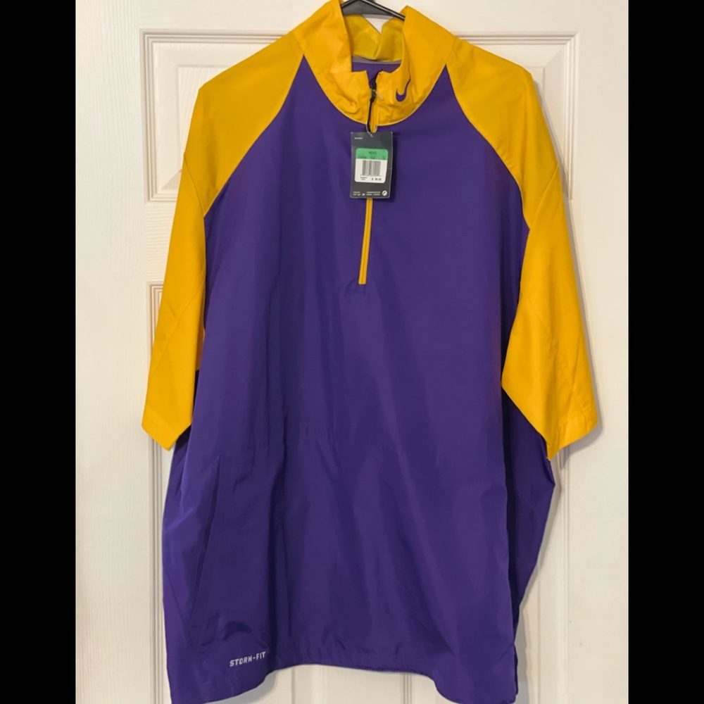 XL Purple and Gold Nike Wind Breaker